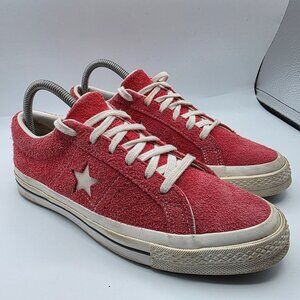 Converse One Star Ox Womens 7.5 Red Shoes Low Top Casual Walking Outdoors